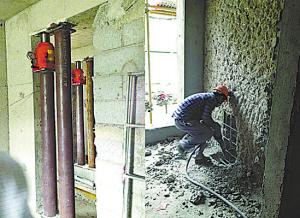 加固施工現(xiàn)場(chǎng)